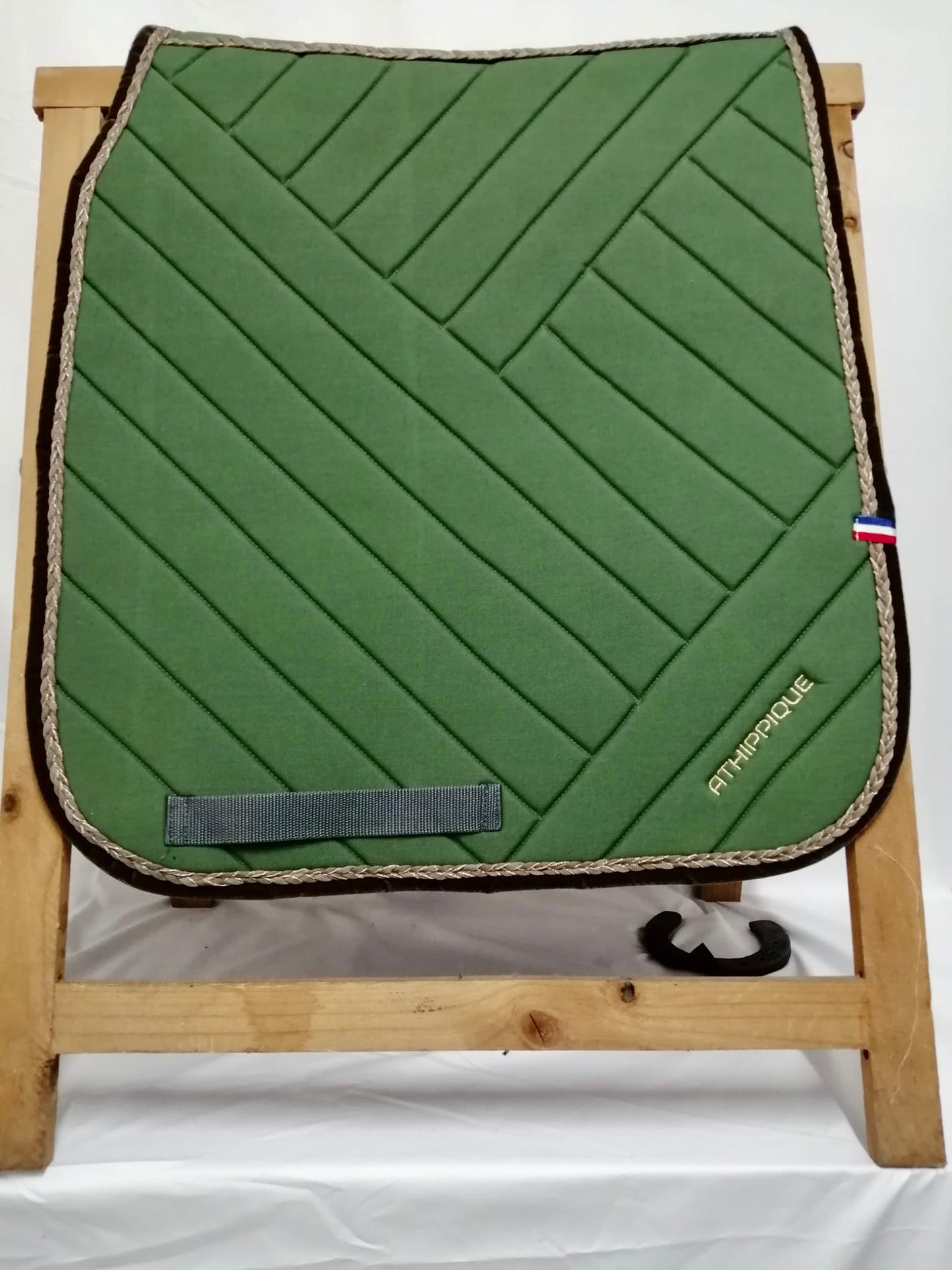 Tapis de Selle Dressage Vert uni