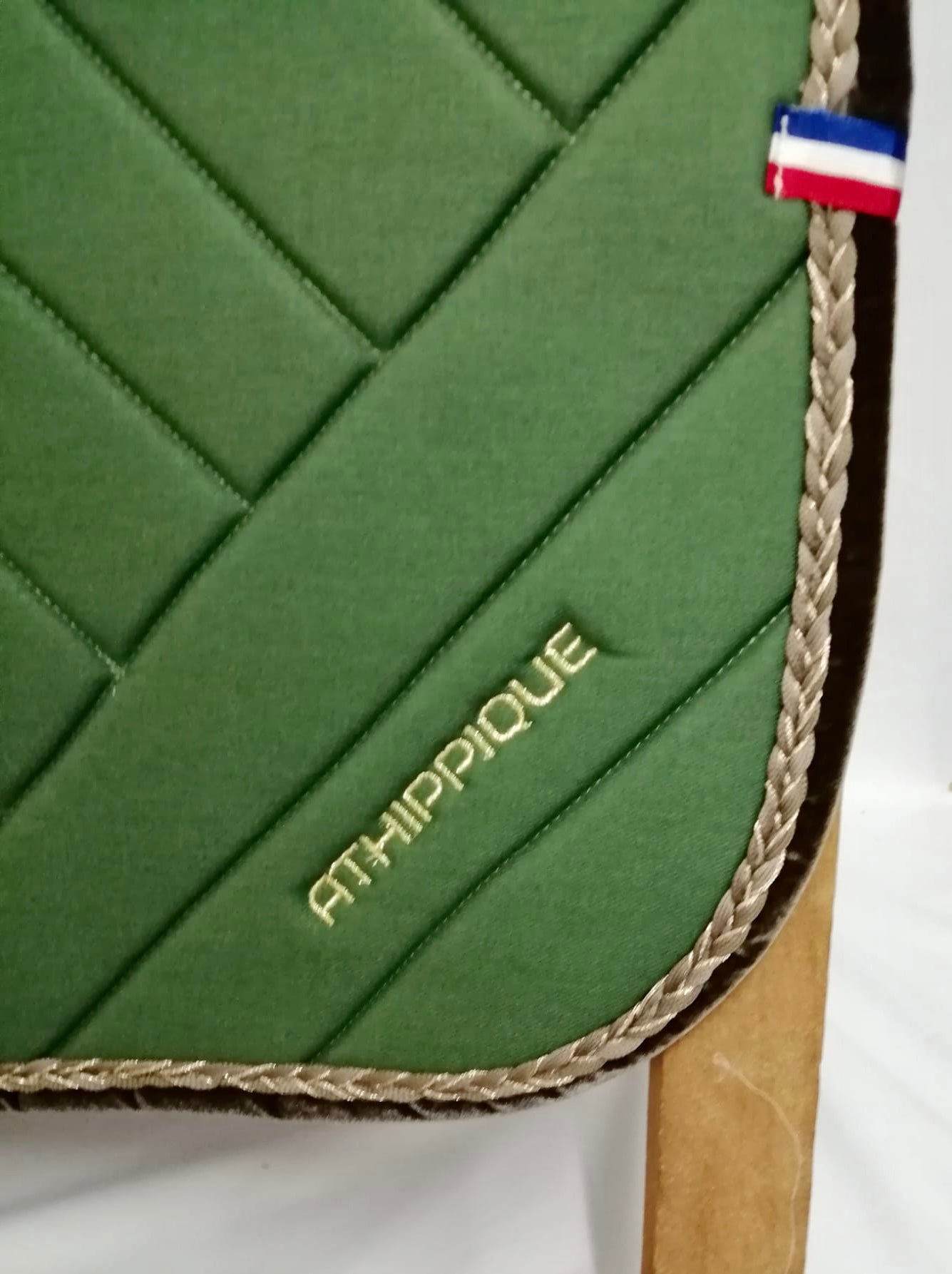 Tapis de Selle Dressage Vert uni