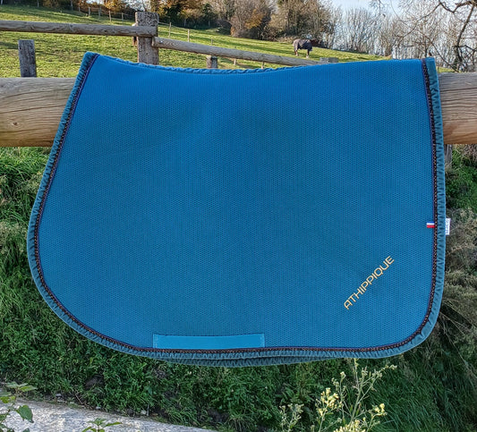 Tapis de selle CSO Mesh Bleu Canard