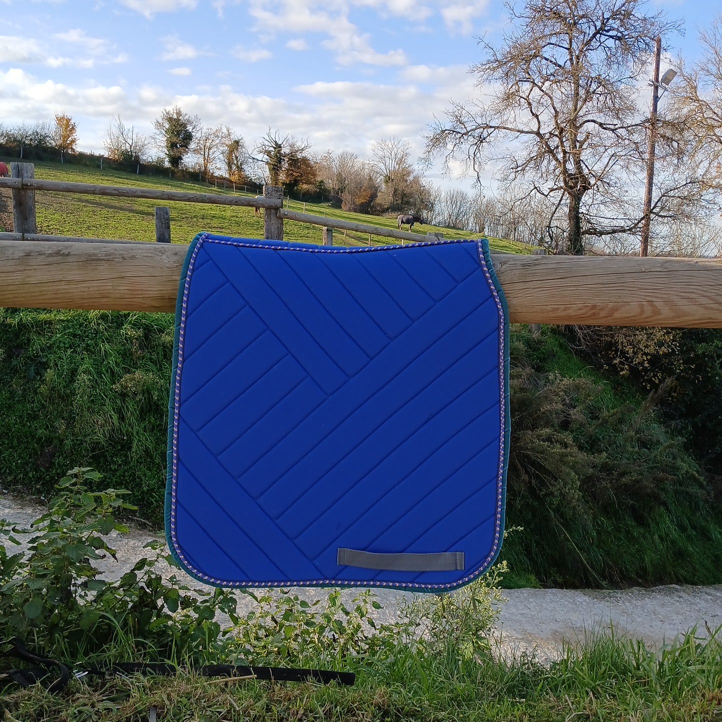 Royal Blue Dressage Saddle Pad